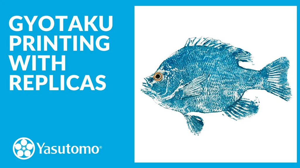 Gyotaku Printing with Fish Replicas