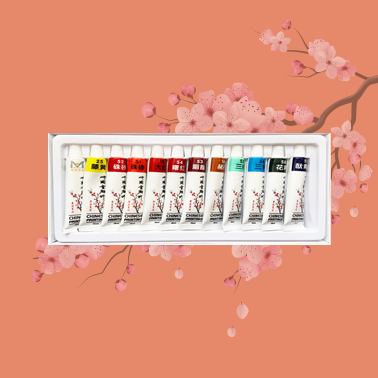 WC211 – Small Traditional Japanese Watercolor Set – Yasutomo