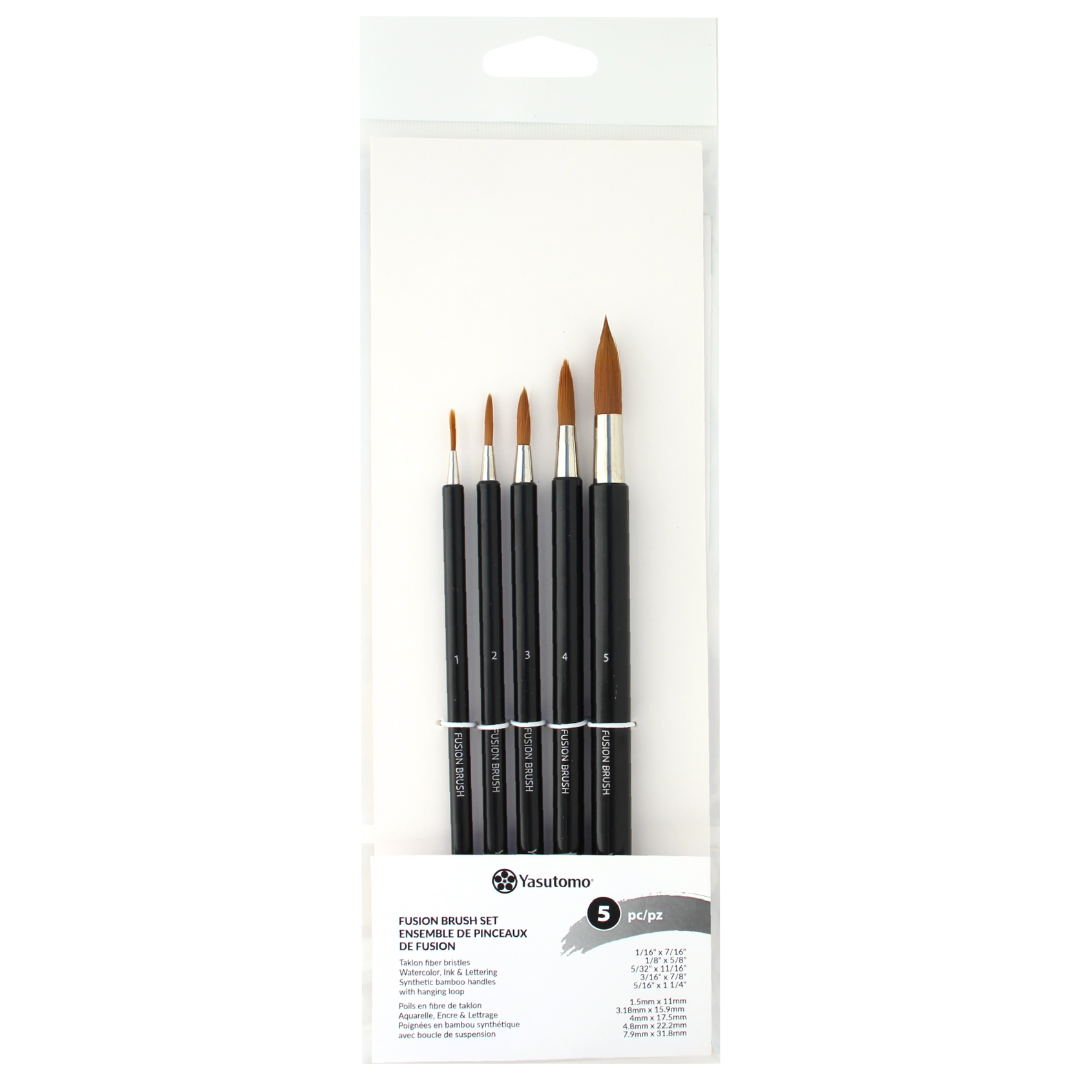Fusion Brush 5 Piece Assortment (FS-SET) – Yasutomo
