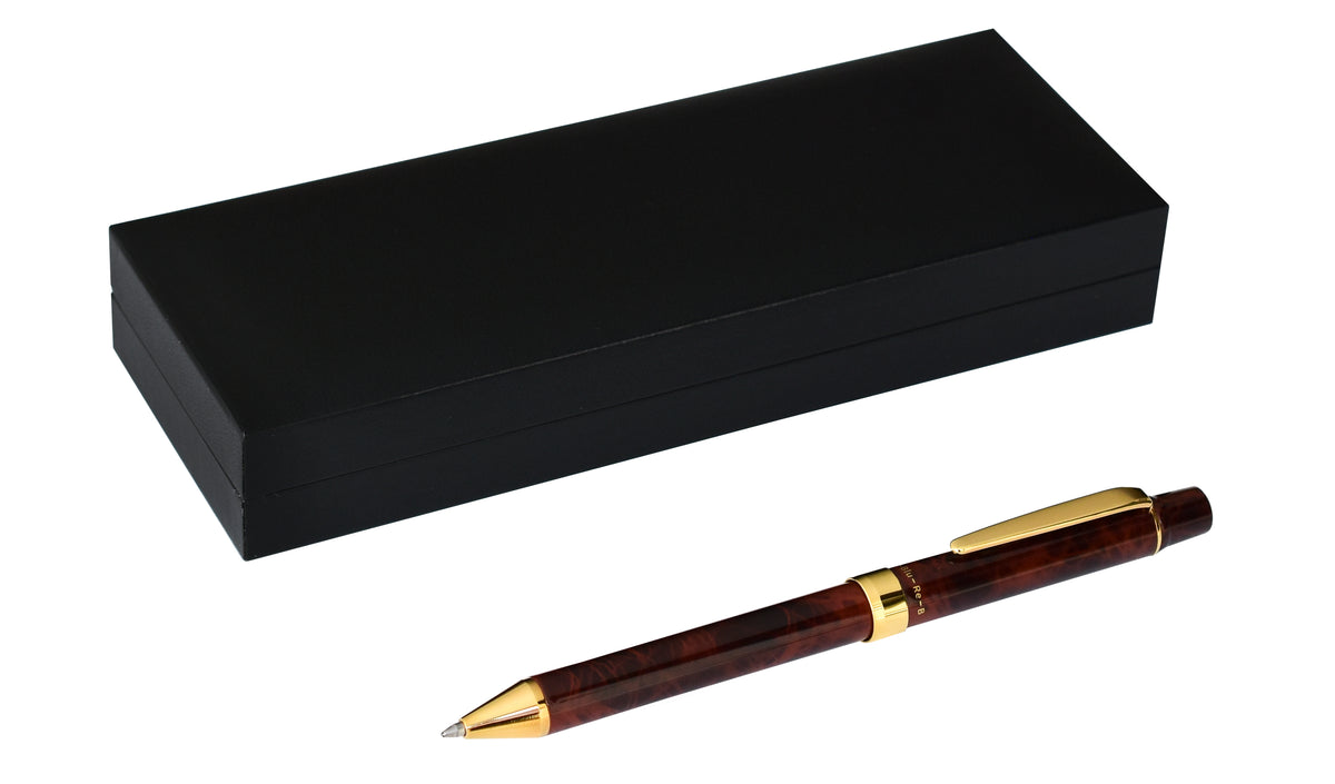 QuadPoint Twist Pen, Brown Marble (TP30BR) – Yasutomo