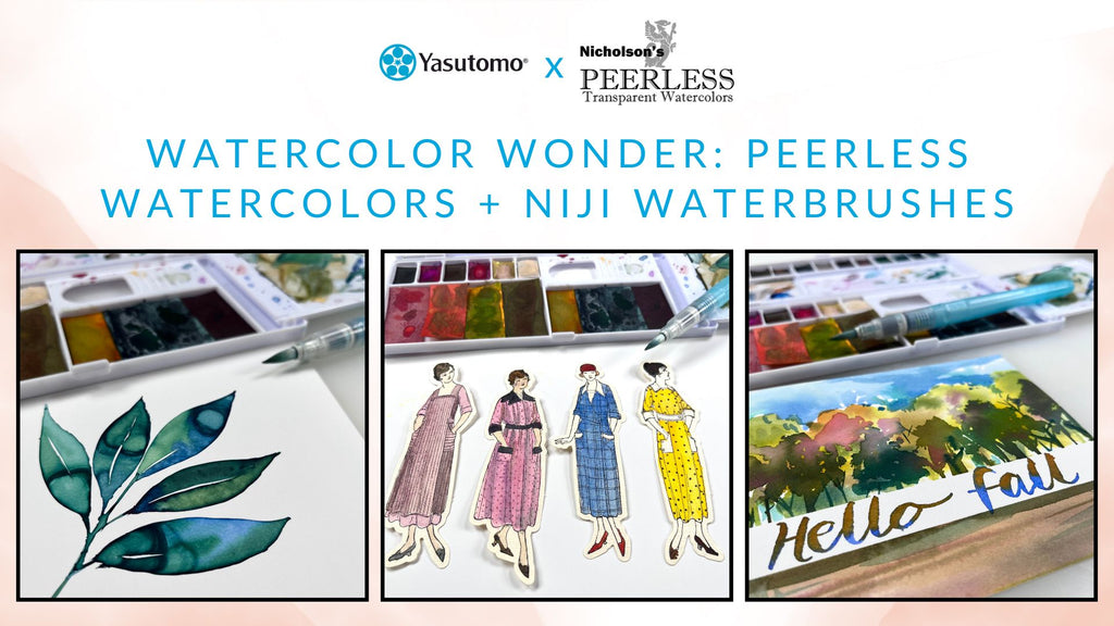 Watercolor Wonder: Niji® Waterbrushes x Peerless Watercolors