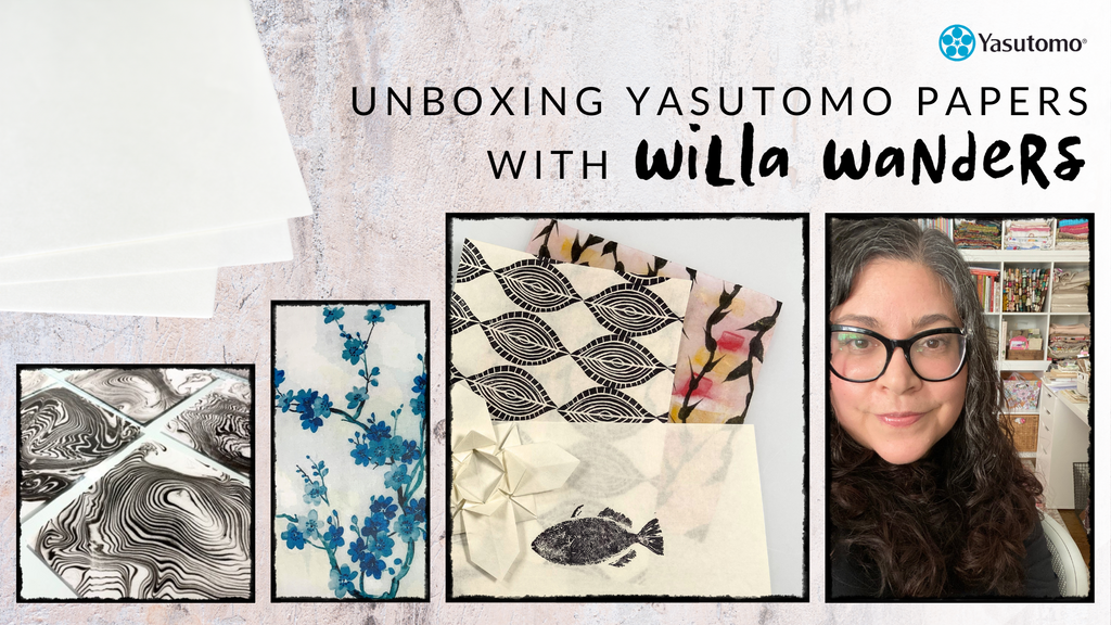 *All About Washi* Unboxing Yasutomo Papers with Willa Wanders