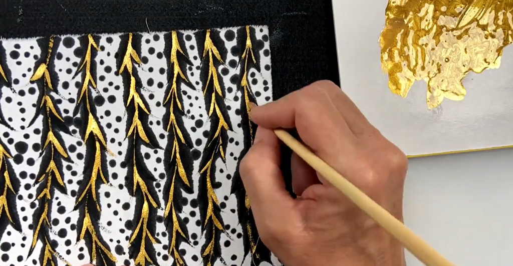 Fabric Painting with Sumi Ink