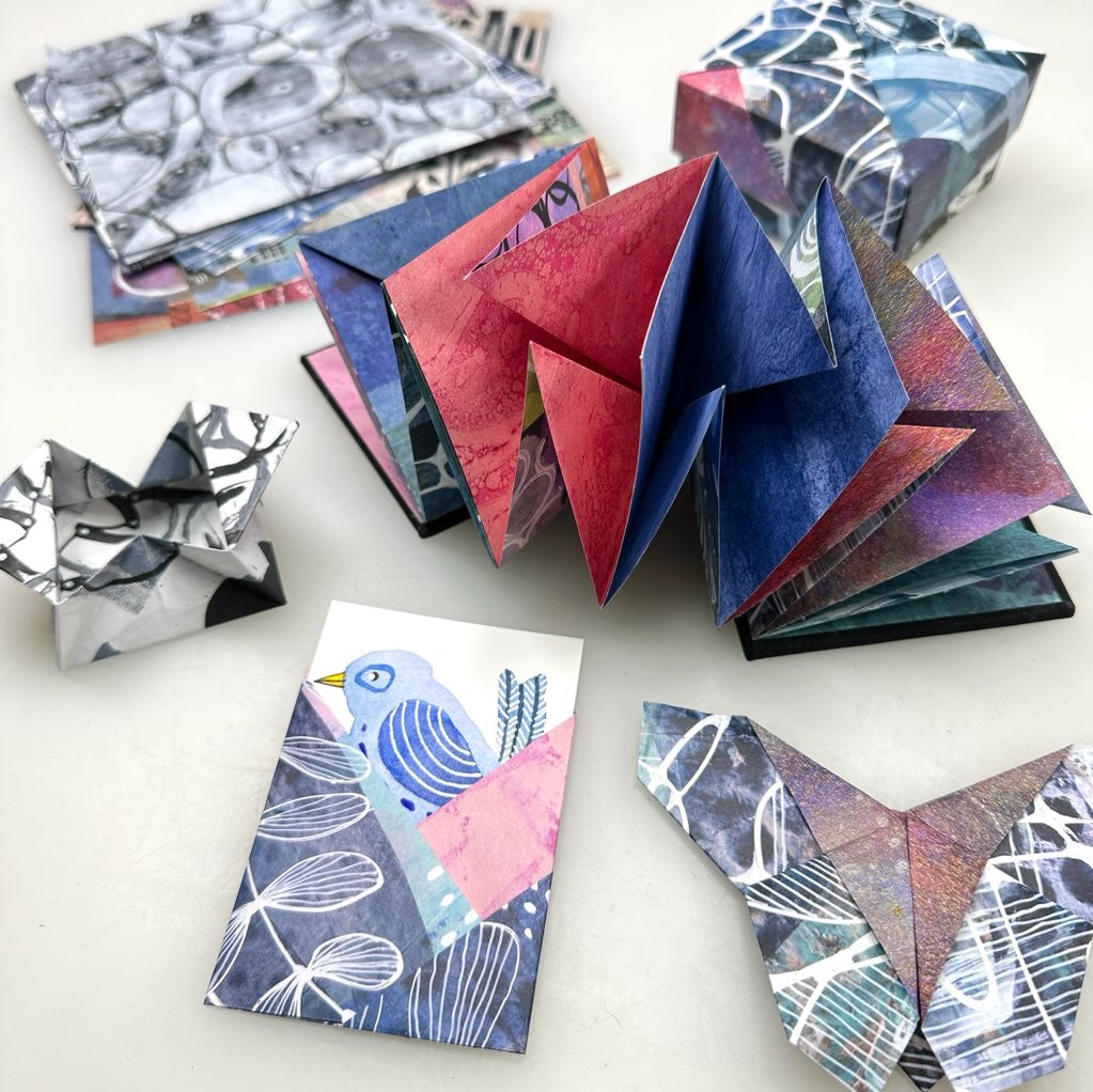Paper Crafting with New Double Sided Origami