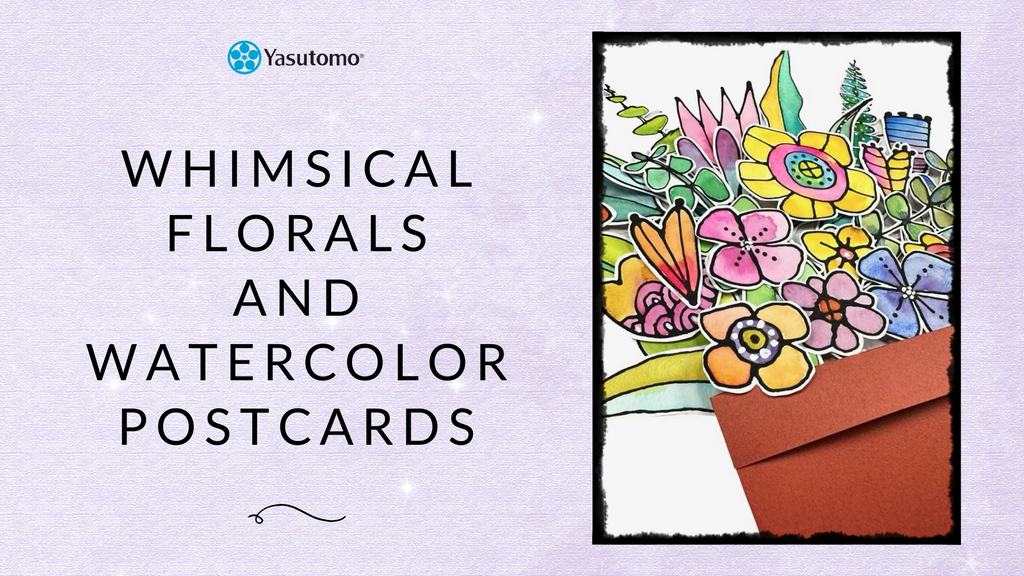 Whimsical Florals and Watercolor Postcards