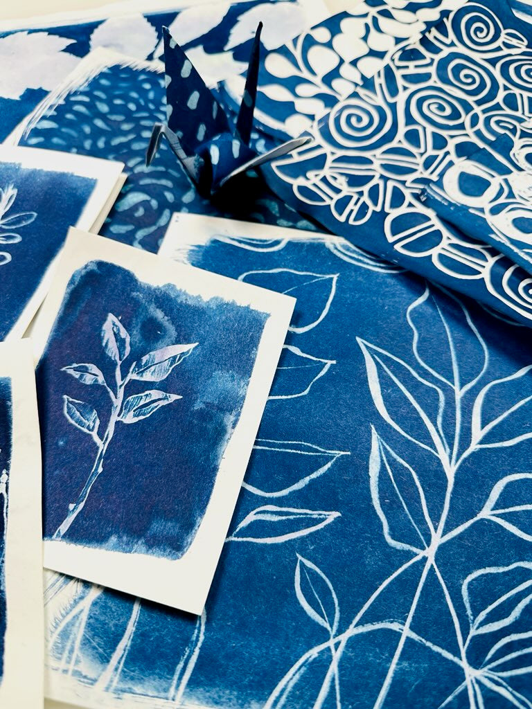 Cyanotype on Washi Paper | Karen Elaine x Jacquard Special Collaboration