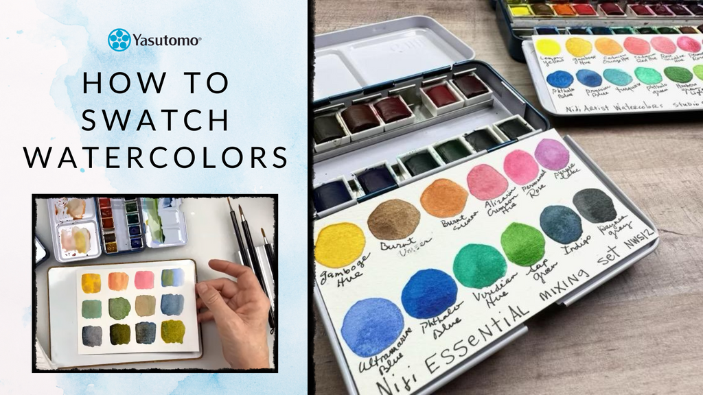 How to Swatch Watercolors