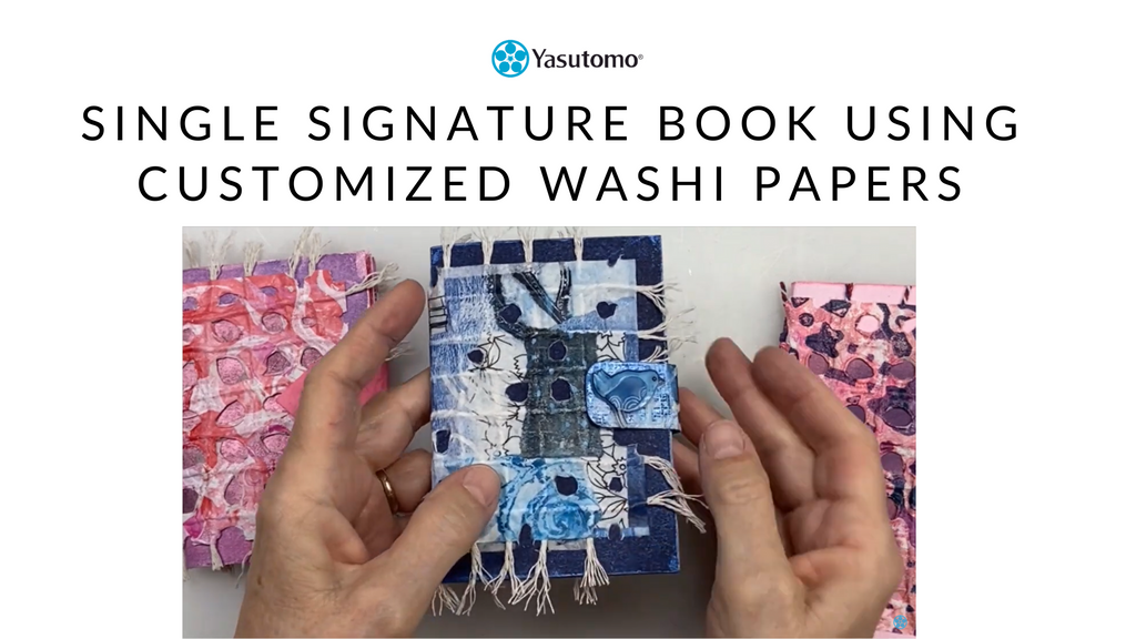 Single Signature Book Using Customized Washi Paper