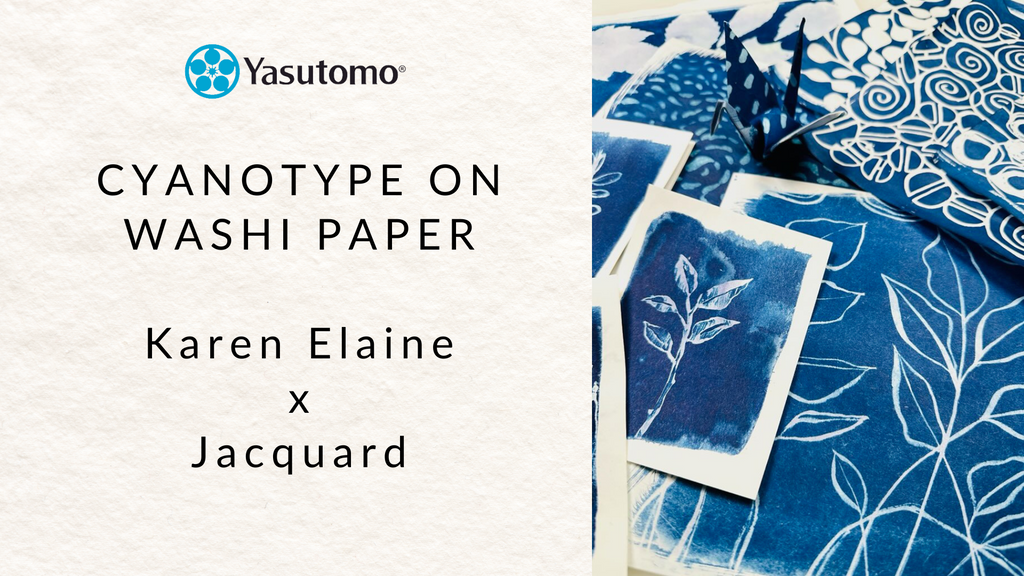 Cyanotype on Washi Paper | Karen Elaine x Jacquard Special Collaboration
