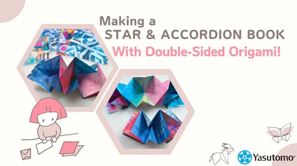 How to Make Stunning Star & Accordion Books with Double-Sided Origami Paper