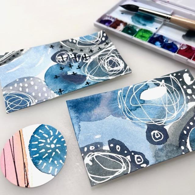 Relaxing Watercolor Doodles Session