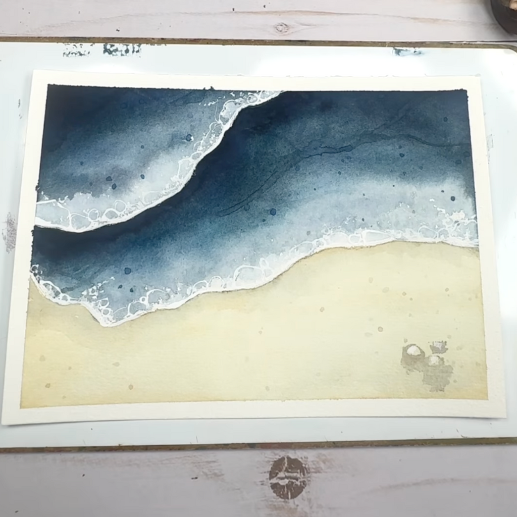 Ocean-Themed Watercolors