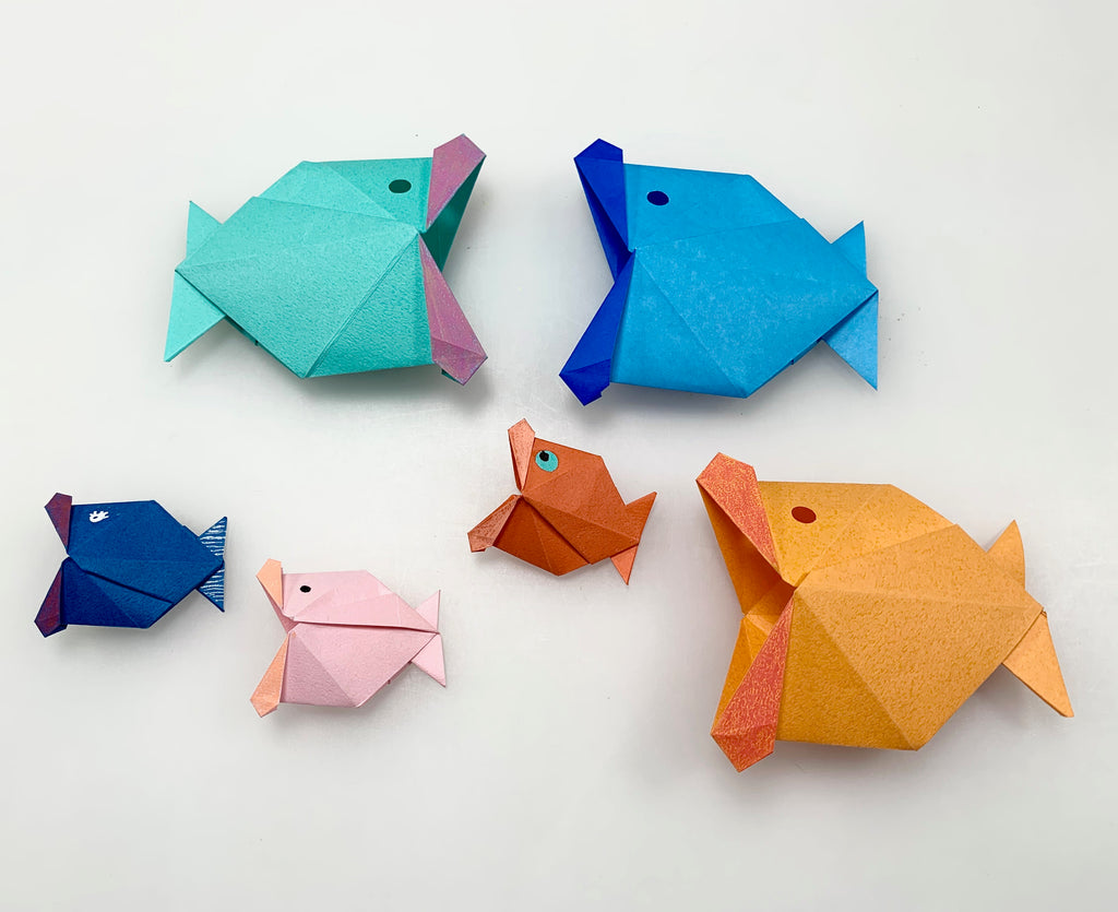 Kissing Fish Origami: Fold-Along Tutorial – Yasutomo