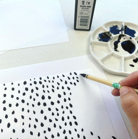 Mindful Mark Making with Sumi Ink