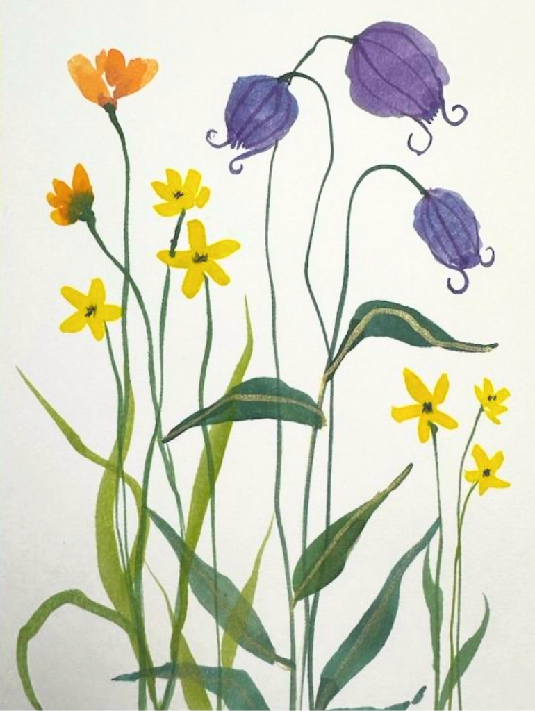 Watercolor on Washi