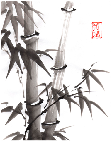 Paint Sumi Bamboo