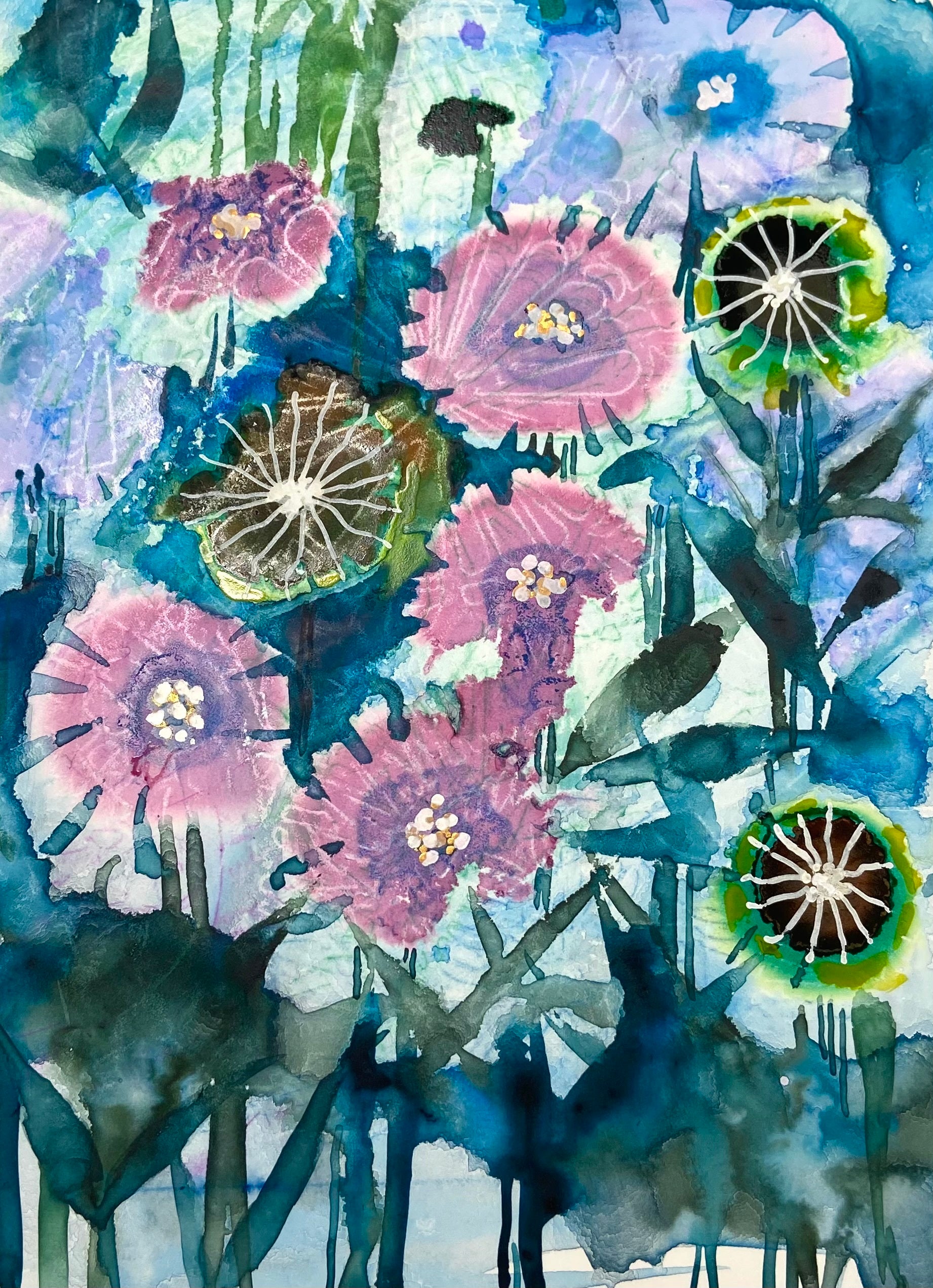 Absolutely gorgeous gouache painting on Yasutomo Art mineral paper (11 –  Dani Wilson Designs