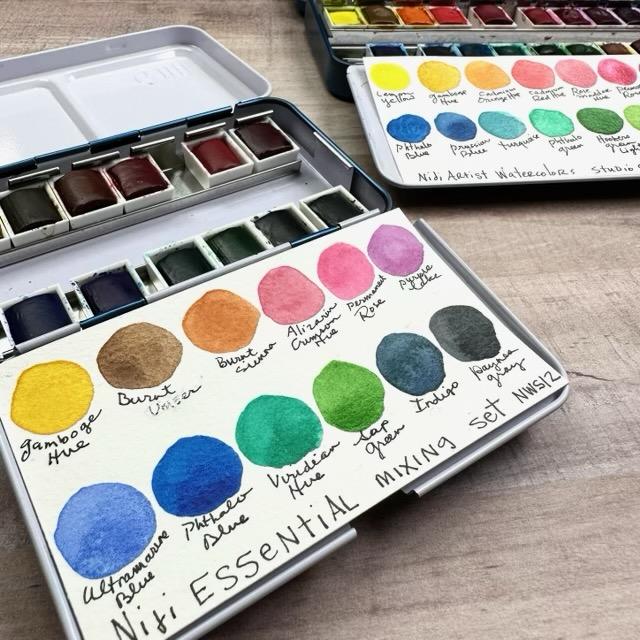 Yasutomo Sumie Watercolor Pan Sets