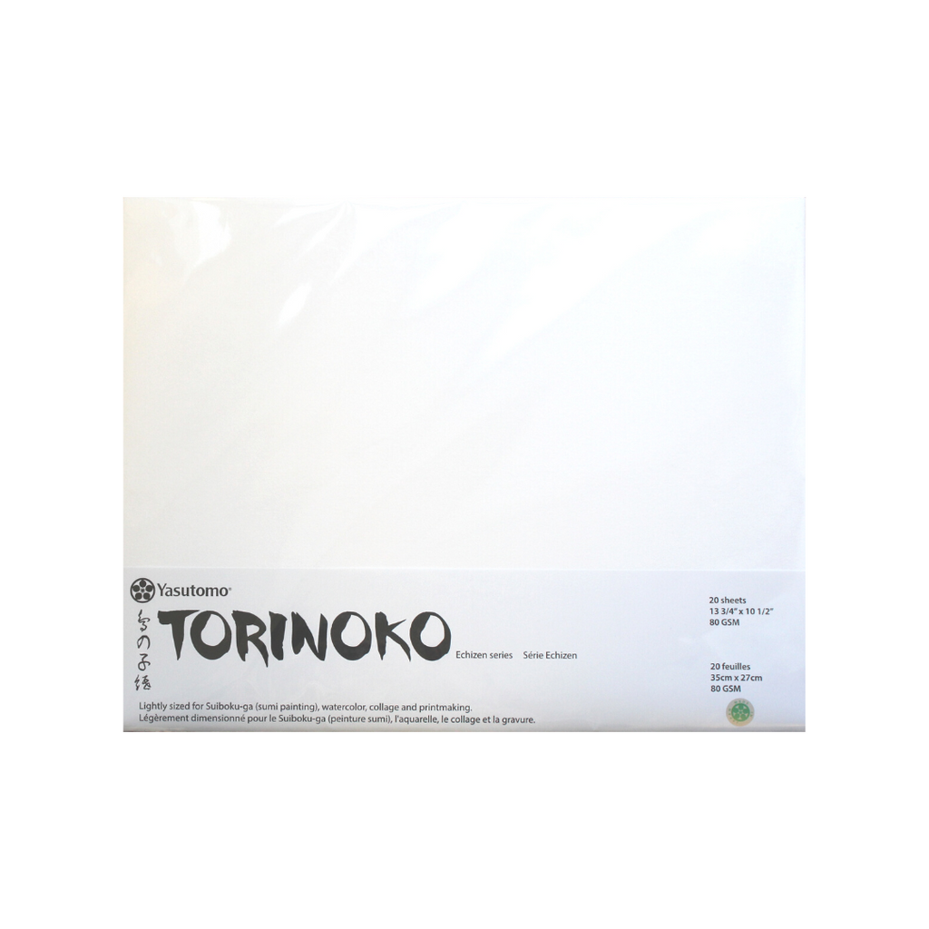 Yasutomo Acid-Free Hanshi Rice Paper, 9-1/2 x 13, White - 100 sheets