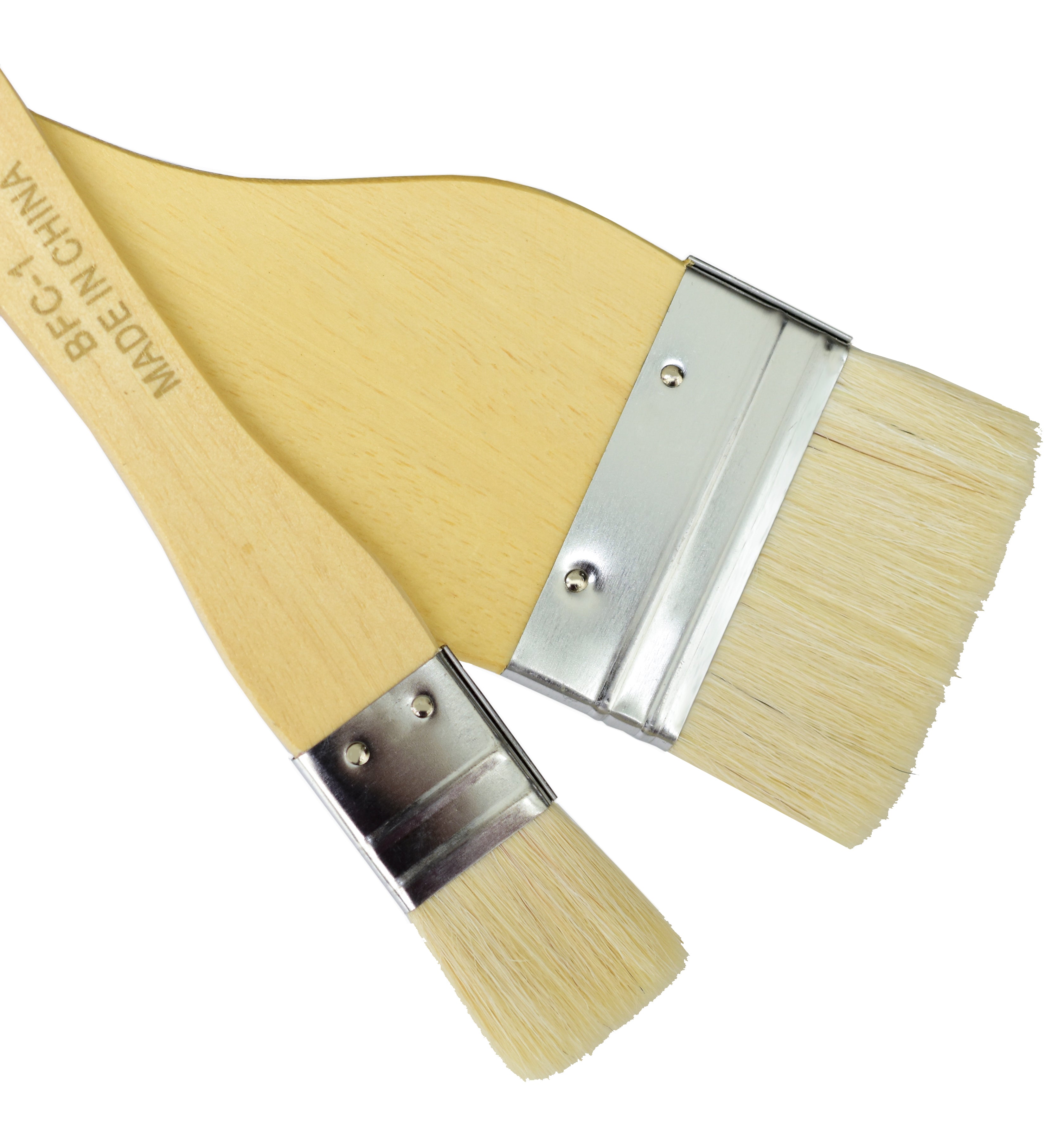 Connoisseur Flat Wide Hake Brush 3 by 1-1/4 Inches. Apply Thin Media Over  Large Areas Art, Painting, Watercolor, Shellac, Sizing, Gluing 