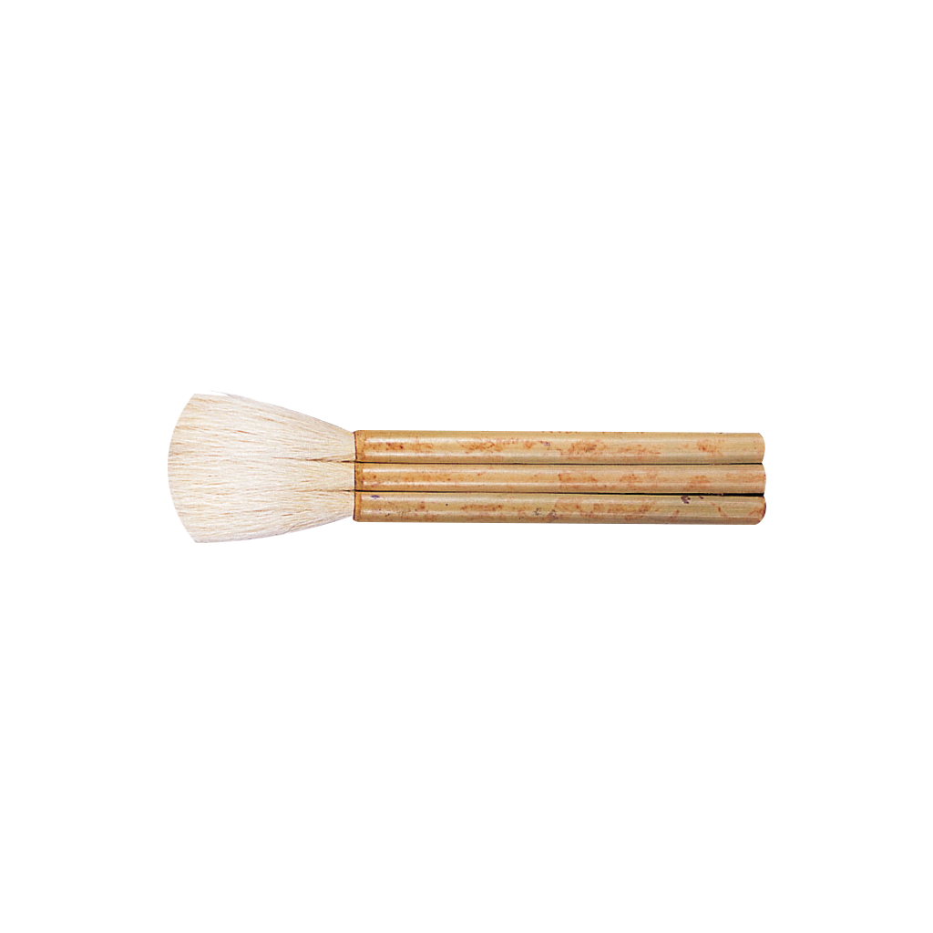 KAIY 2 PCS Sheep Hair Hake Brush, 1 7/8 Bamboo Handle Hake Blender