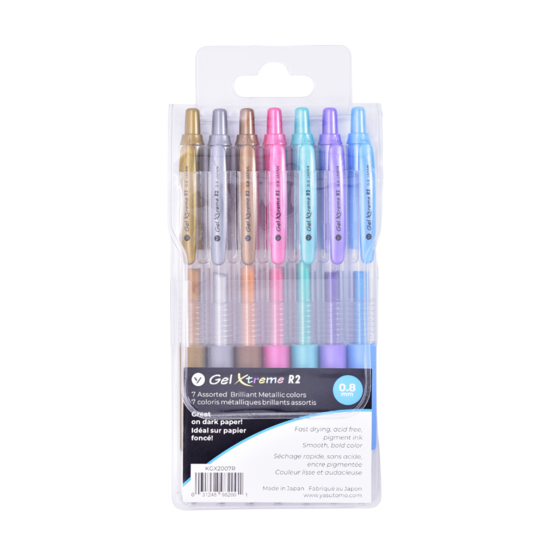 Gel Xtreme Pastel Pens 7 Color Set